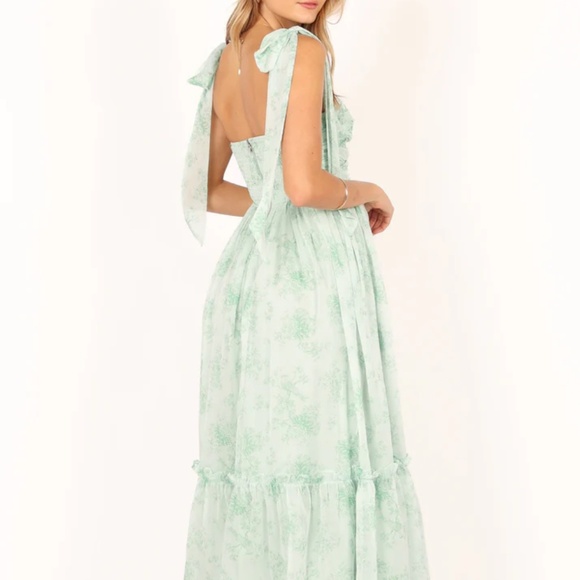 Petal and Pup Floret Midi Dress - Sage - Picture 3 of 5